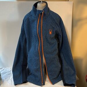 Spyder Blue and Orange Lightweight Jacket